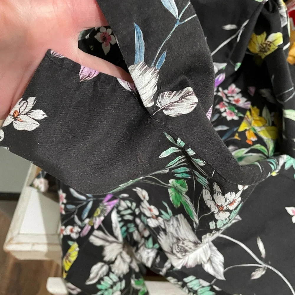 H&M floral ankle pant - Picture 3 of 5
